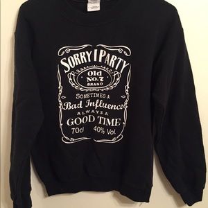 Black sweatshirt